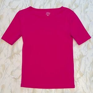 J Crew Pink Perfect Tee XS